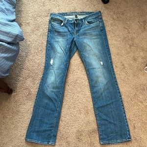 Gap Distressed Bootcut Jeans